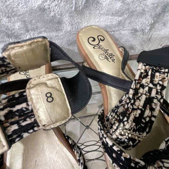 Seychelles sandals Women’s size 8 Fabric/ woven textile Ankle Strap sandals - Picture 11 of 11